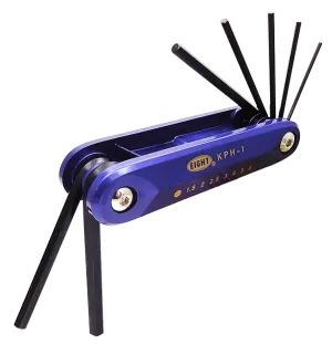 EIGHT KNIFE TYPE HEX KEY WRENCH  7-PIECE PLASTIC tool kit