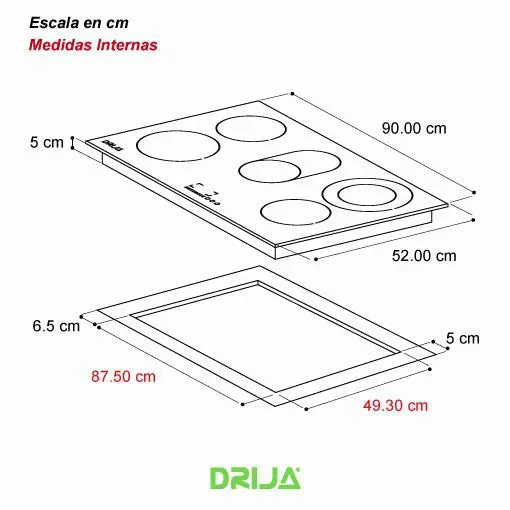 Estufa Eléctrica Alemania 90 Professionale