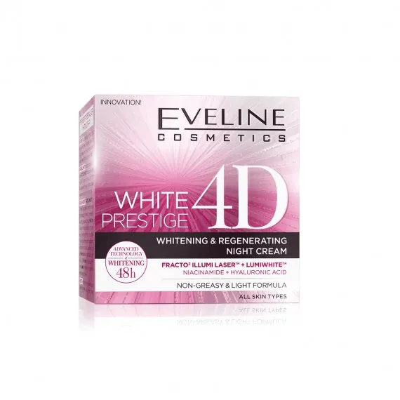 Eveline Cosmetics White Prestige 4D Whitening Night Cream 50ml