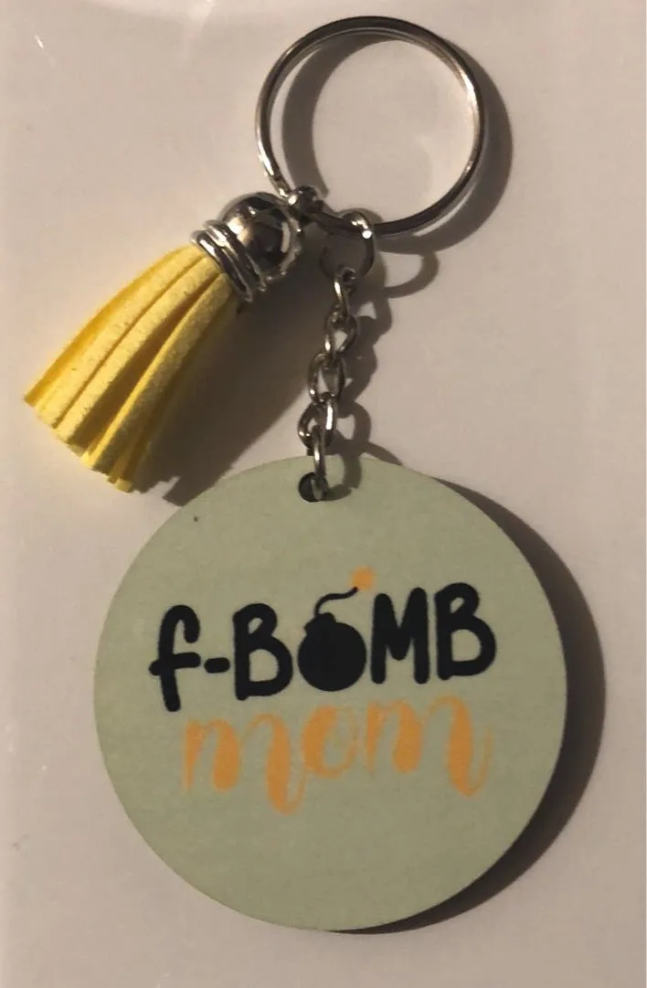 f-Bomb Mom Keychain