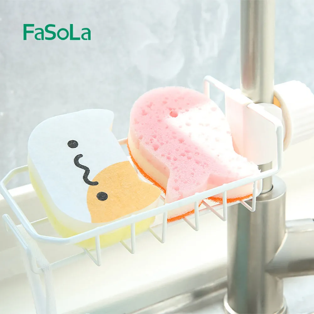 FaSoLa Faucet Storage Rack - White, Single Row