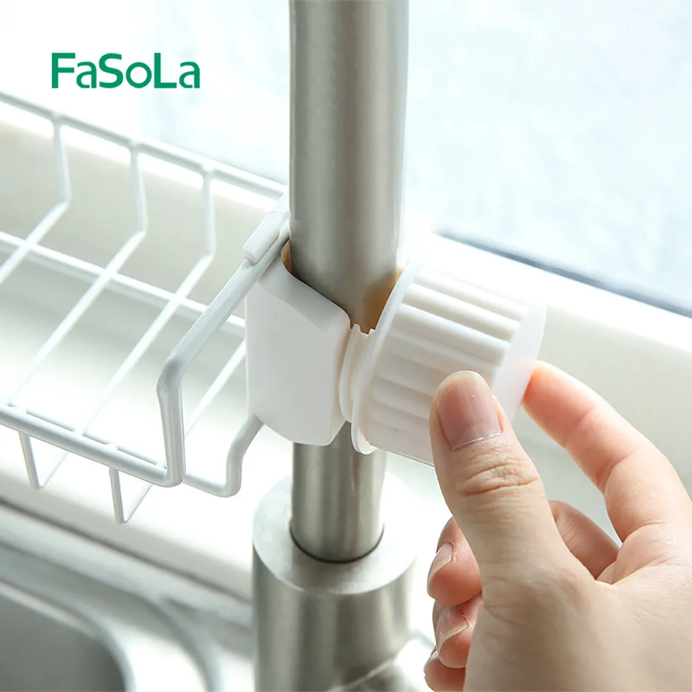 FaSoLa Faucet Storage Rack - White, Single Row