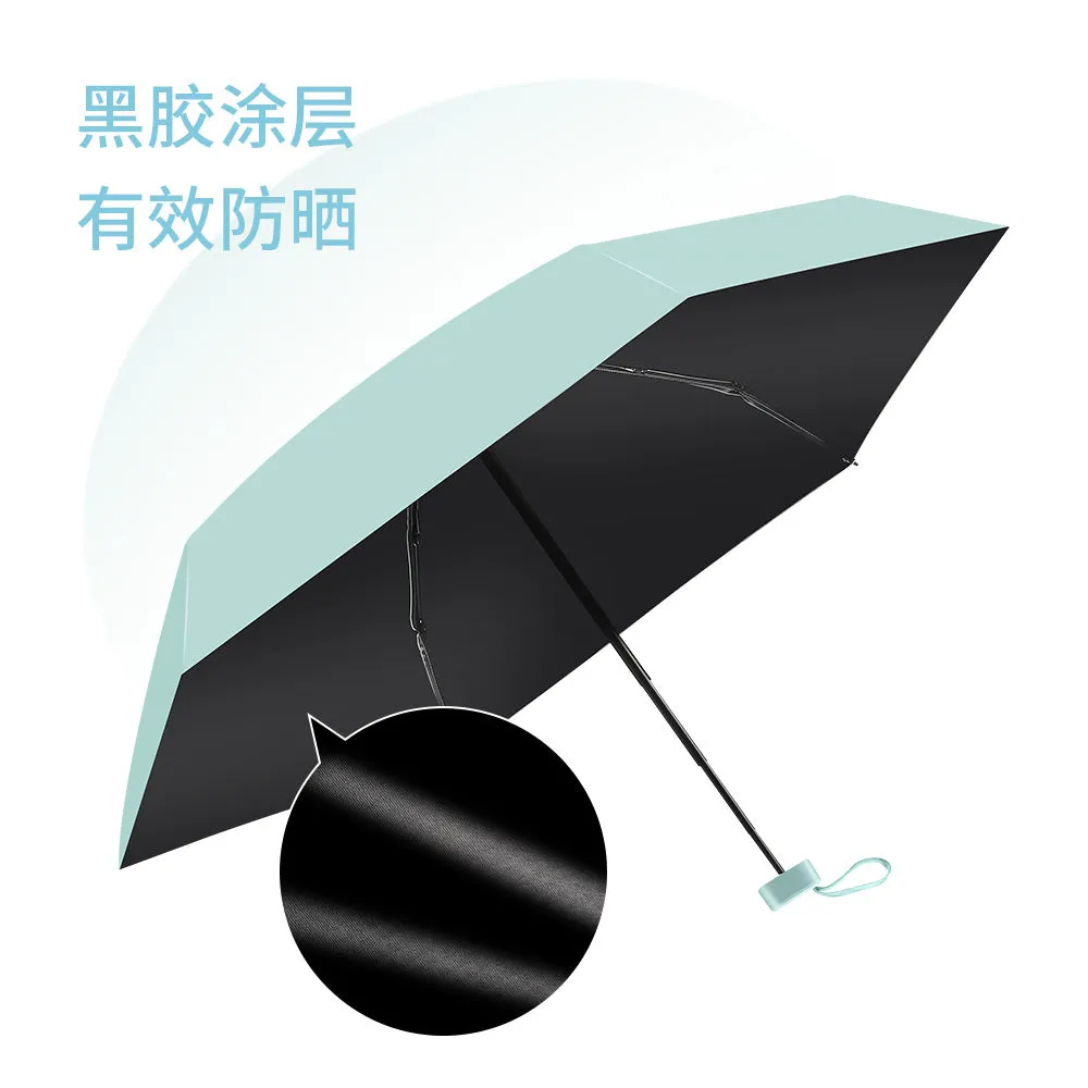 Fasola Six-Fold Pocket Umbrella - Off-White