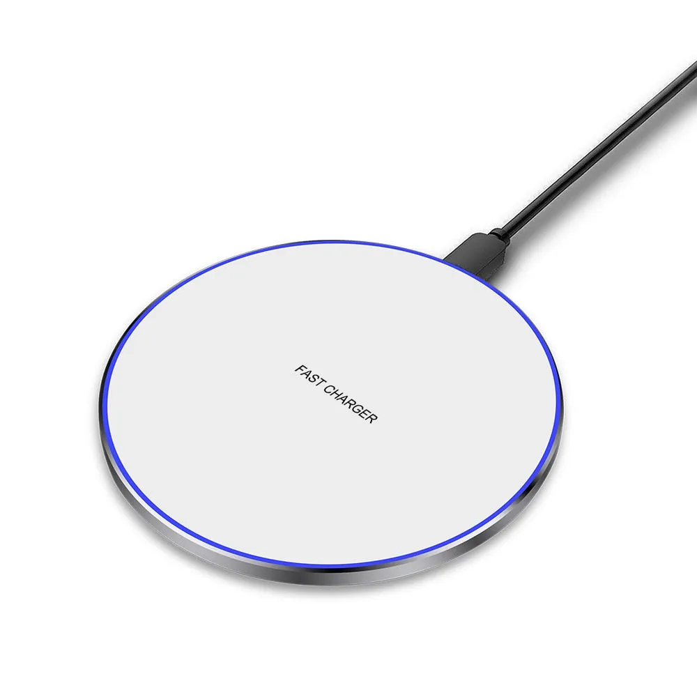 Fast Wireless Charger For Samsung Galaxy S10 S9/S9  S8 Note 9 USB Qi Charging Pad for iPhone 11 Pro XS Max XR X 8 Plus