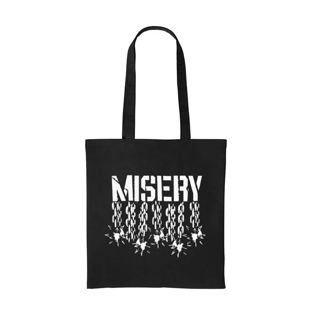 FLAIL BLACK TOTE BAG