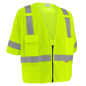 Flame-Resistant Class 3 Surveyor Vest ASTM F1506