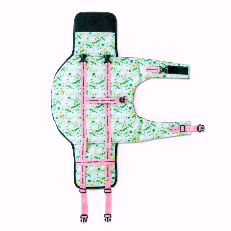 FLORAL DOG SWIM JACKET