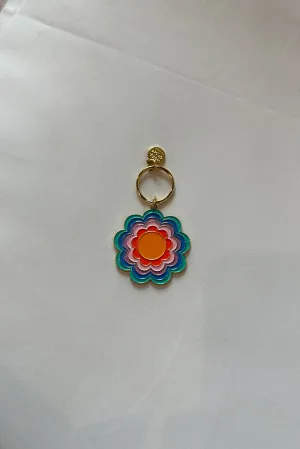 Floral Retro Keychain