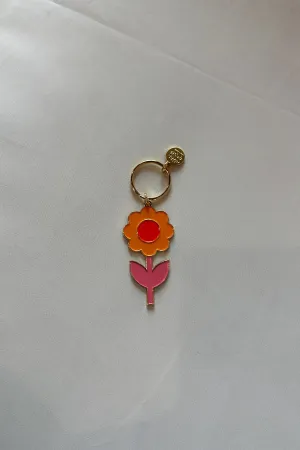 Floral Stem Keychain