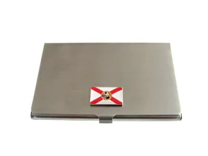 Florida State Flag Pendant Business Card Holder