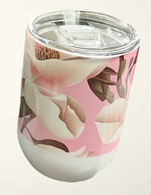 Flower Wine insulated glasses
