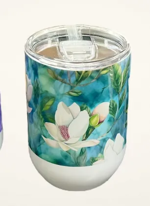 Flower Wine insulated glasses