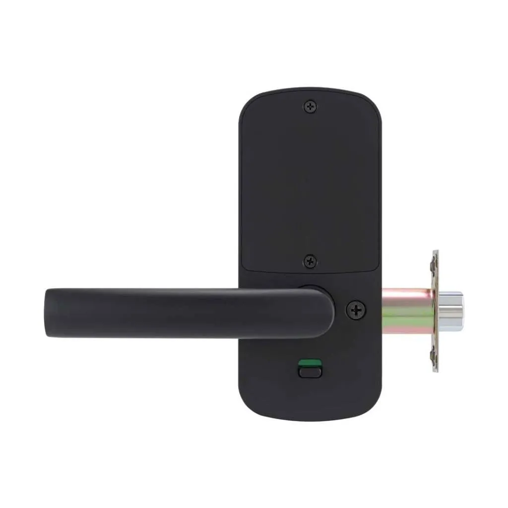 Focus Entrance Right Smart Door Locks - Door Mount - 6" Zinc/Matt Black
