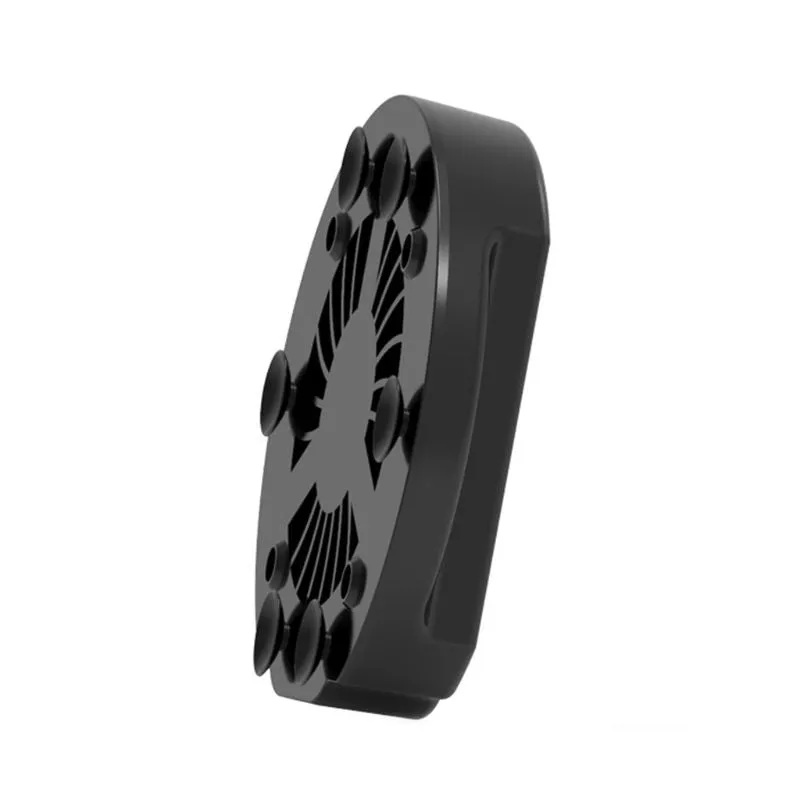 Foldable Mobile Phone Cooler Cooling Support Holder Bracket with Fan Radiator for iPhone Samsung Huawei Xiaomi Smartphone Tablet black