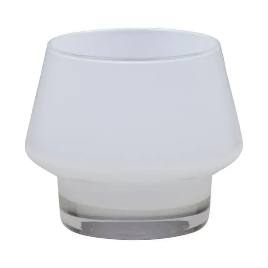 Footed Votive Holder - White