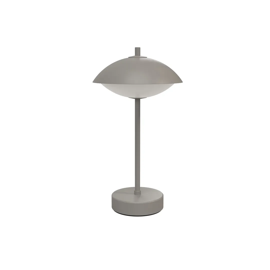 Fritz Hansen Clam bærbar lampe, Nine Grey 