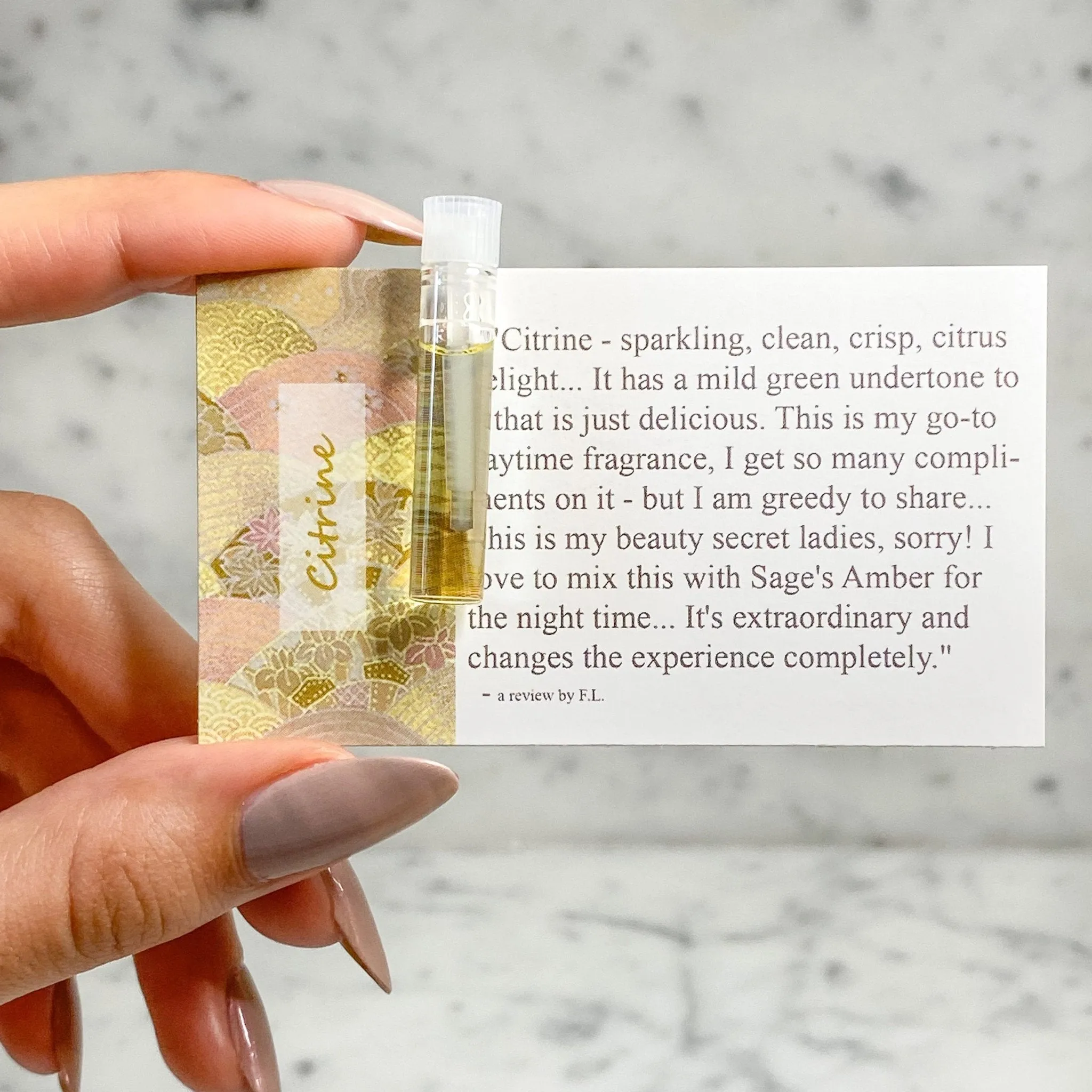 Fruity Perfume Oil Concentrate Sample Vial Set by Sage
