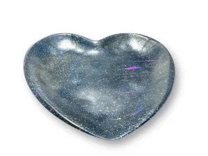 Galaxy Heart Ring Dish/Jewelry Dish/Clay Dish/Jewelry Organizer/Bracelet Dish/Earring Dish/Handcrafted Polymer