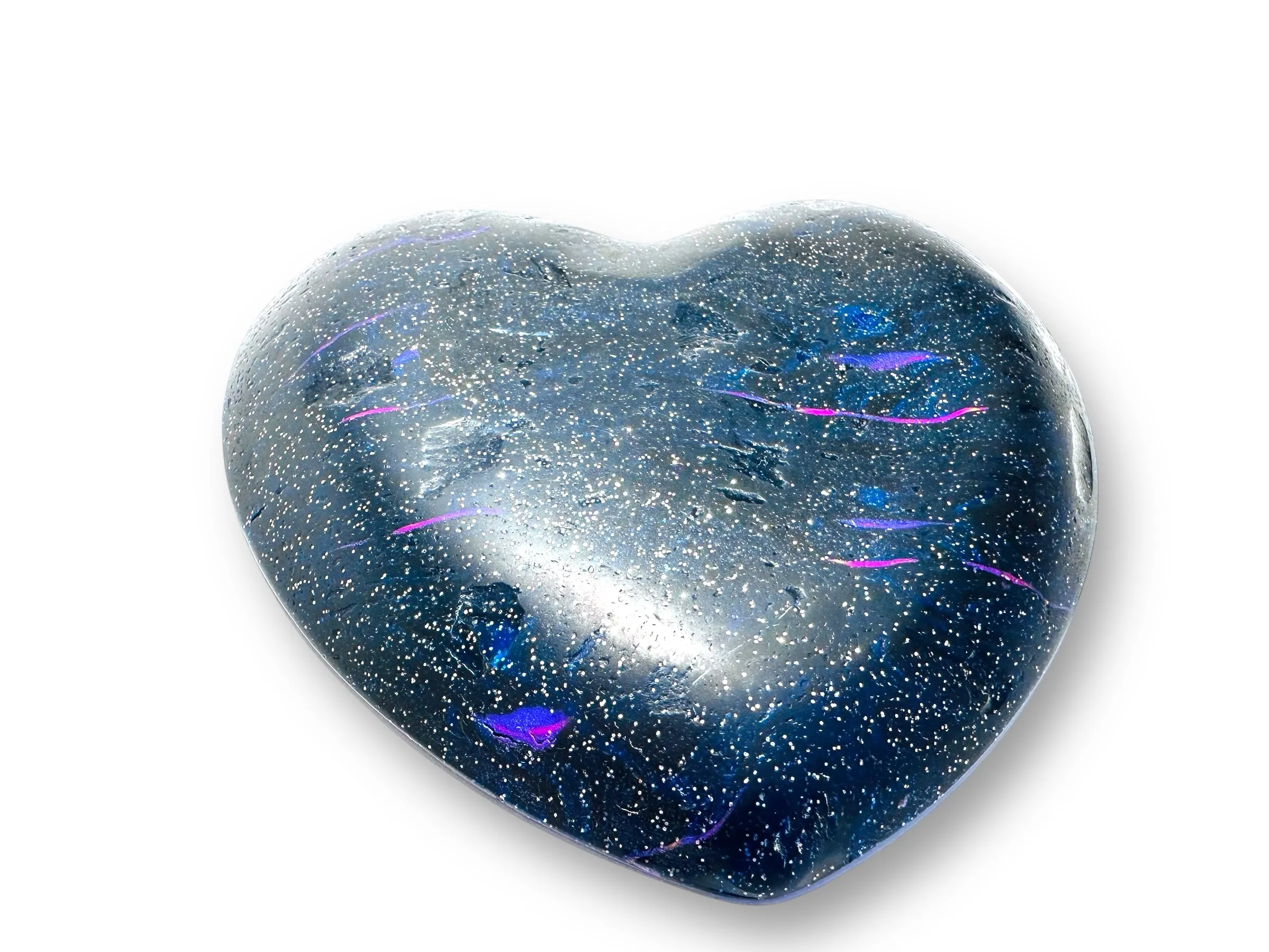 Galaxy Heart Ring Dish/Jewelry Dish/Clay Dish/Jewelry Organizer/Bracelet Dish/Earring Dish/Handcrafted Polymer