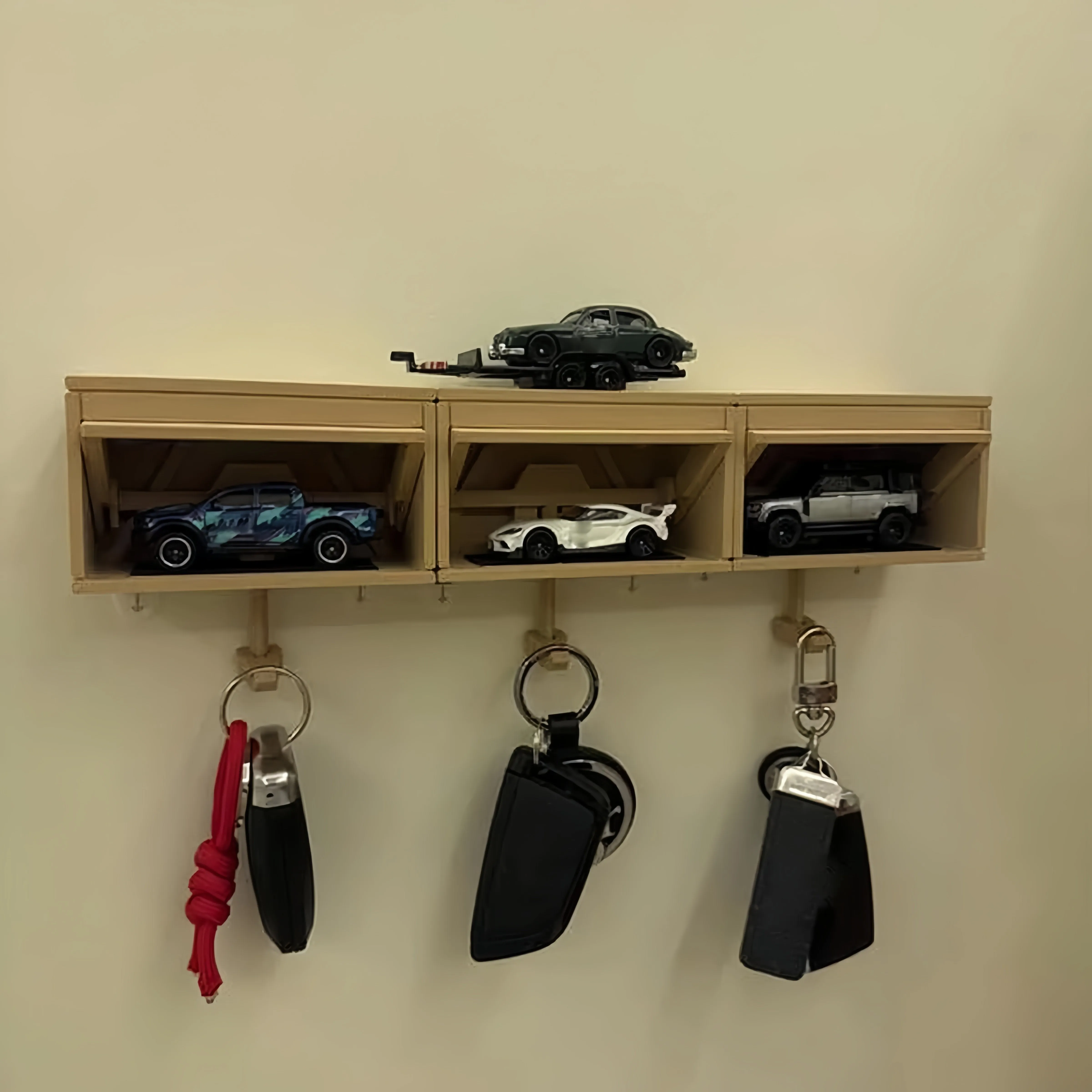 Garage Key Chain With Open Door