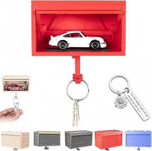 Garage Key Chain With Open Door