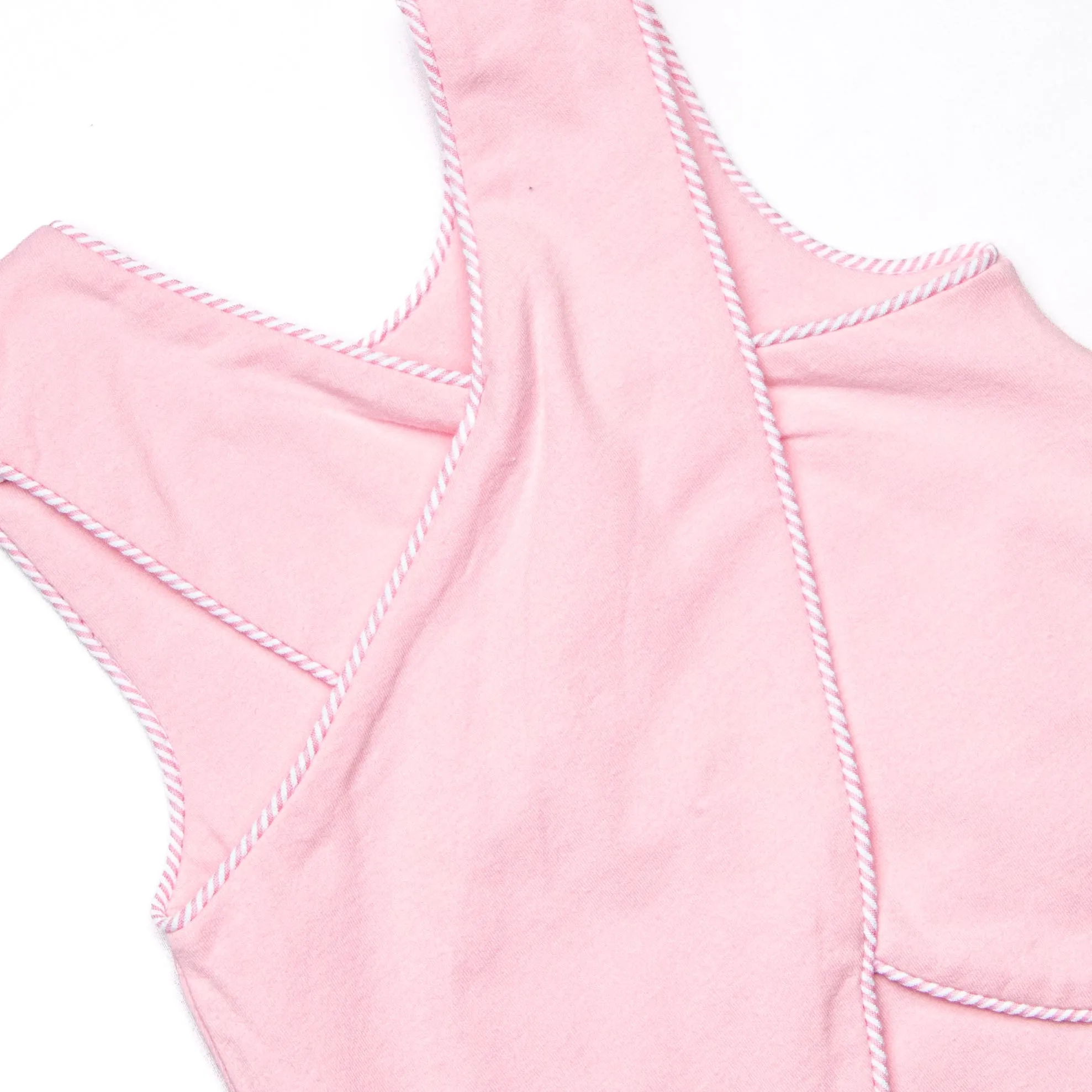 Garden Chick Applique Diaper Set, Pink