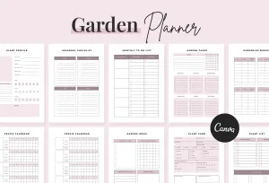 Garden Planner Canva Template