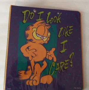 Garfield  Mead Binder Do I look Like I Care