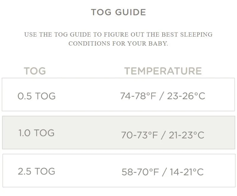 günamüna Swaddle Sleep Sack Duvet Bamboo Tutu Goose 0.5 TOG (Min. of 2, multiples of 2)