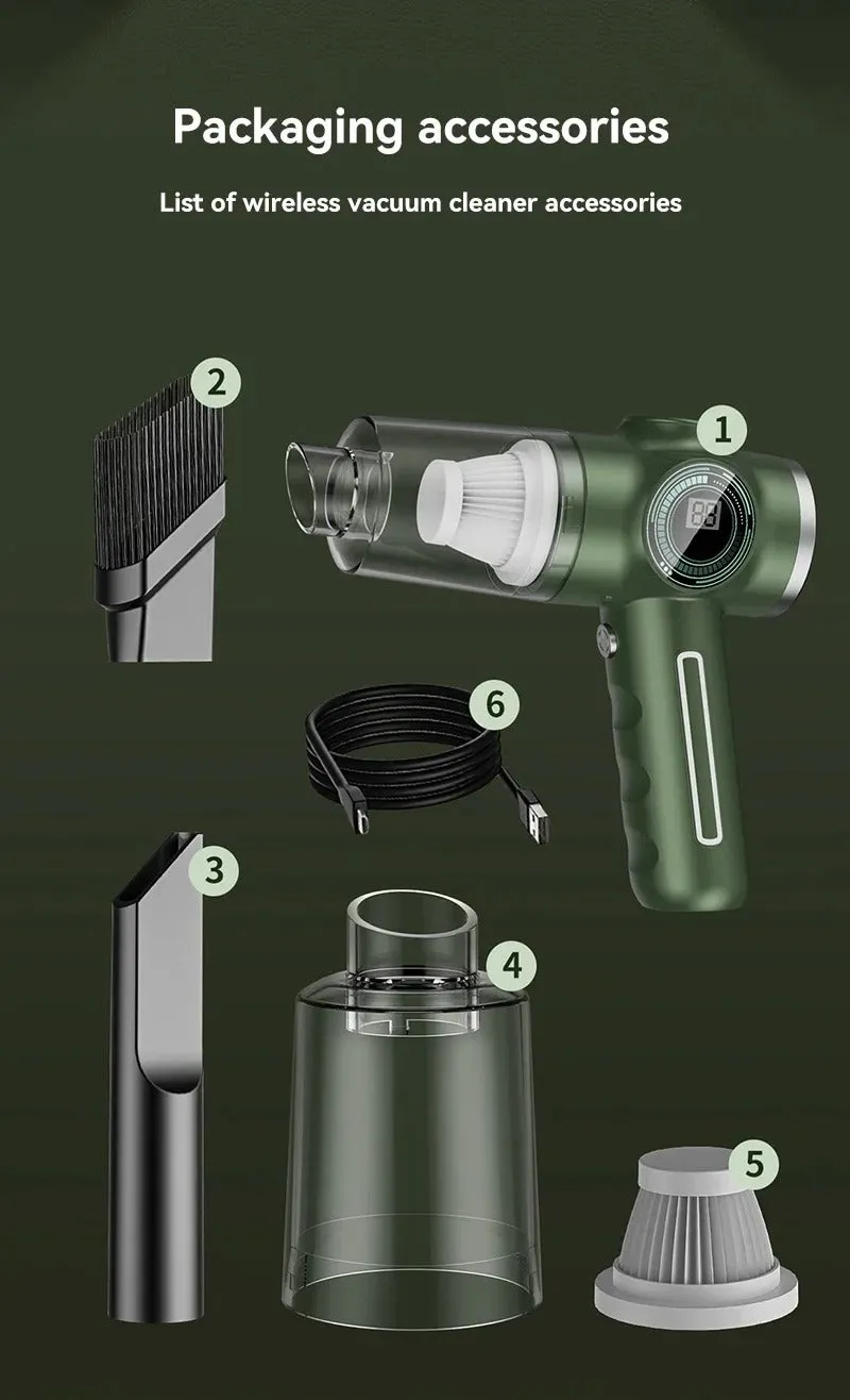 GoClean™ Handheld Vacuum Cleaner for Outdoor, Home, Car