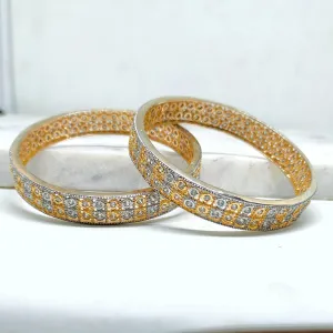 Gold Plated A.D Bangles For Women & Girls