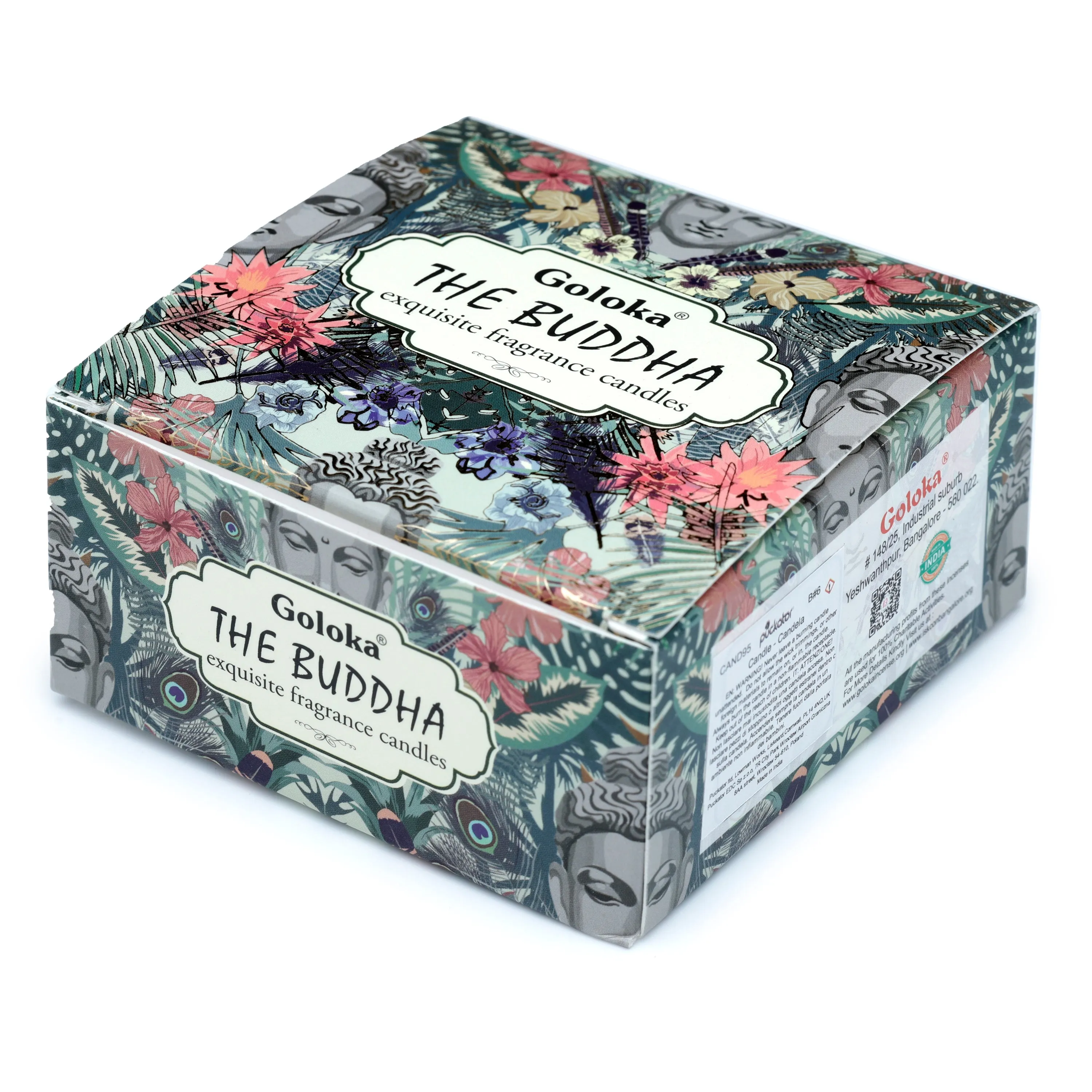 Goloka The Buddha Soya Wax Candle Tin