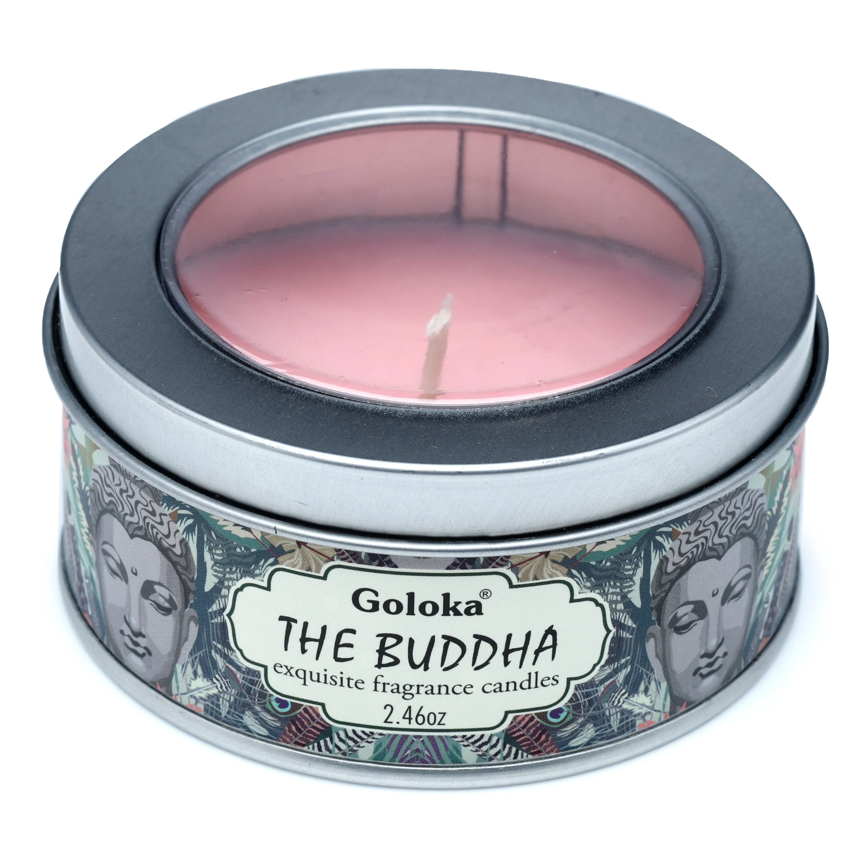 Goloka The Buddha Soya Wax Candle Tin