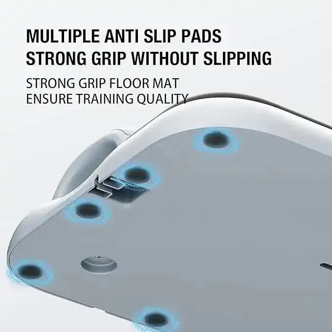 Grey 6-in-1 Multifunctional Fitness Board ‚Äì Ab Wheel, Automatic Rebound, Fat Burning and Core Strengthening Home Workout Equipment