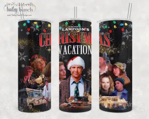 Griswold Christmas Vacation Shimmer Glitter Tumbler TUMBLEGRISWOLDB0520