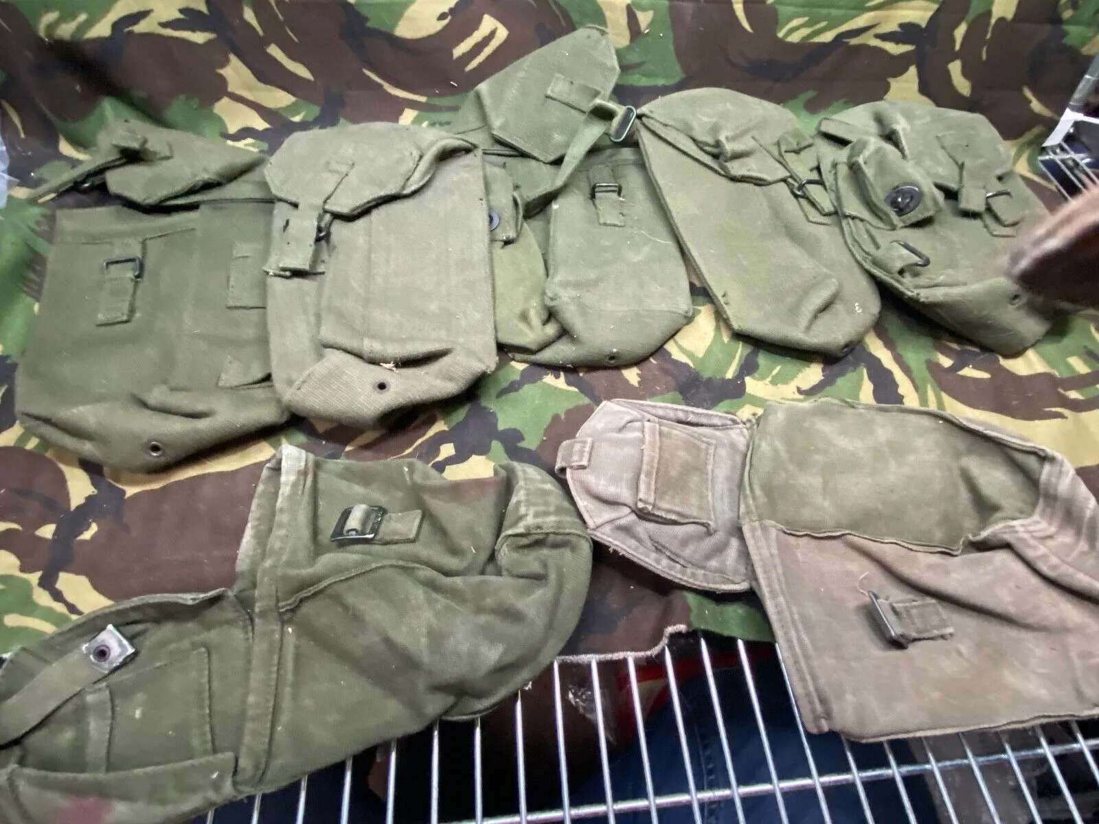 Group of British Army 58 Pattern Webbing Pouches