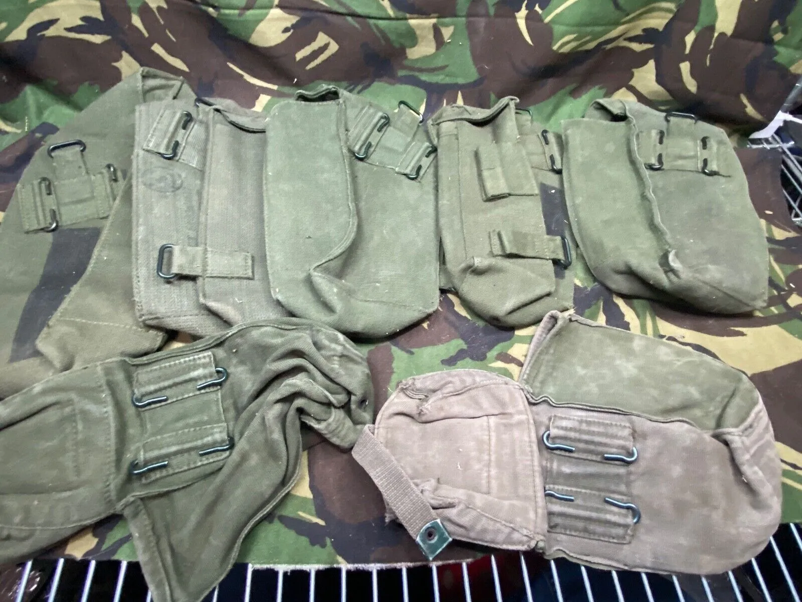 Group of British Army 58 Pattern Webbing Pouches