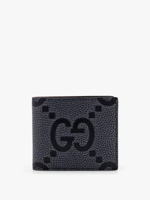 Gucci Maxi Gg Textured Leather Wallet
