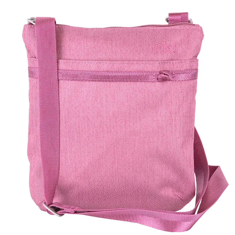 Haiku Revel Crossbody Bag in Stone Gray, Forest, River Rock Blue, Cherry Blossom & Black