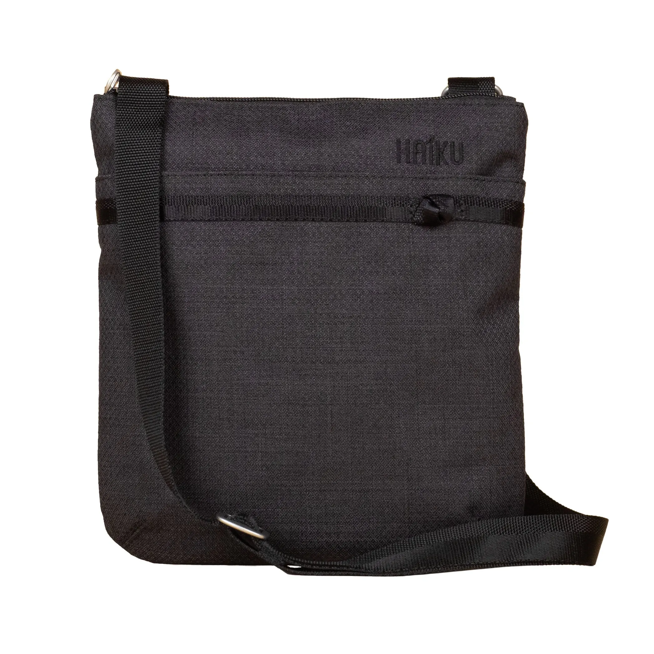 Haiku Revel Crossbody Bag in Stone Gray, Forest, River Rock Blue, Cherry Blossom & Black