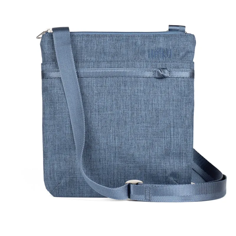 Haiku Revel Crossbody Bag in Stone Gray, Forest, River Rock Blue, Cherry Blossom & Black