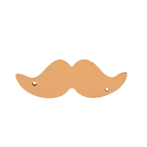 Handmade Leather Mustache Cord Organizer Earbud Case Personalized Monogrammed Gift Custom Wallet Women Cord Taco