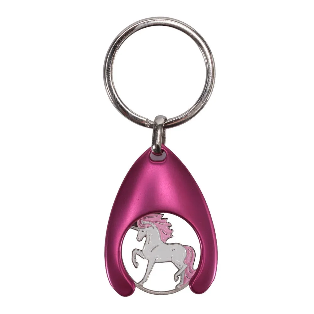 Happy Ross Coin Holder Key Ring  Unicorn