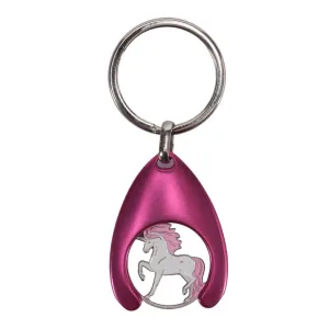 Happy Ross Coin Holder Key Ring  Unicorn