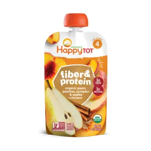 Happy Tot Organics Pears, Peaches, Pumpkin & Apples   Cinnamon/Apples, Guavas & Beets Toddler Pouch 113G 4oz  a yummy snack with the extra nutrition that your tot needs-81957301172