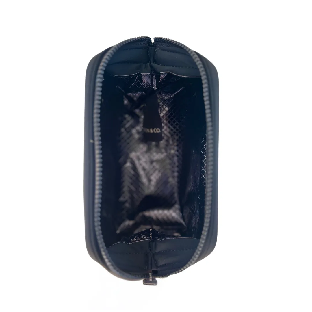 Heat Defense Cosmetic Case & Pouch Set (Black) 20% less