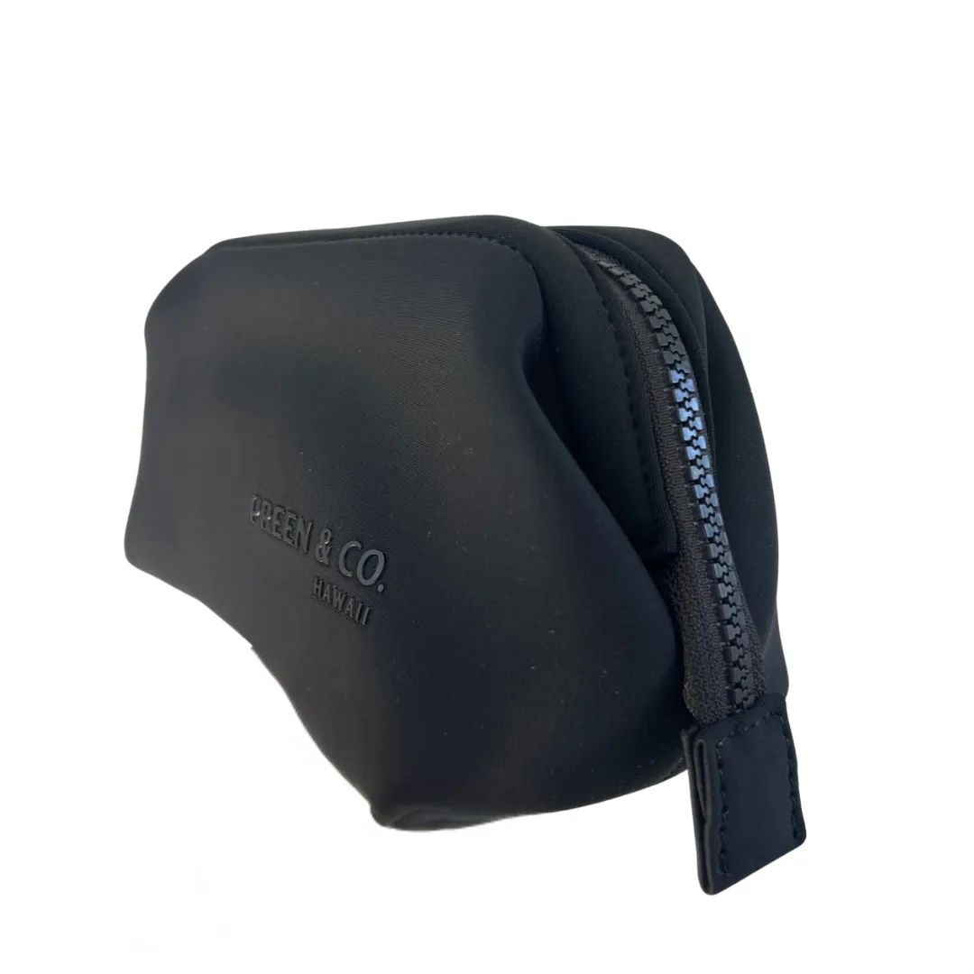 Heat Defense Cosmetic Case & Pouch Set (Black) 20% less
