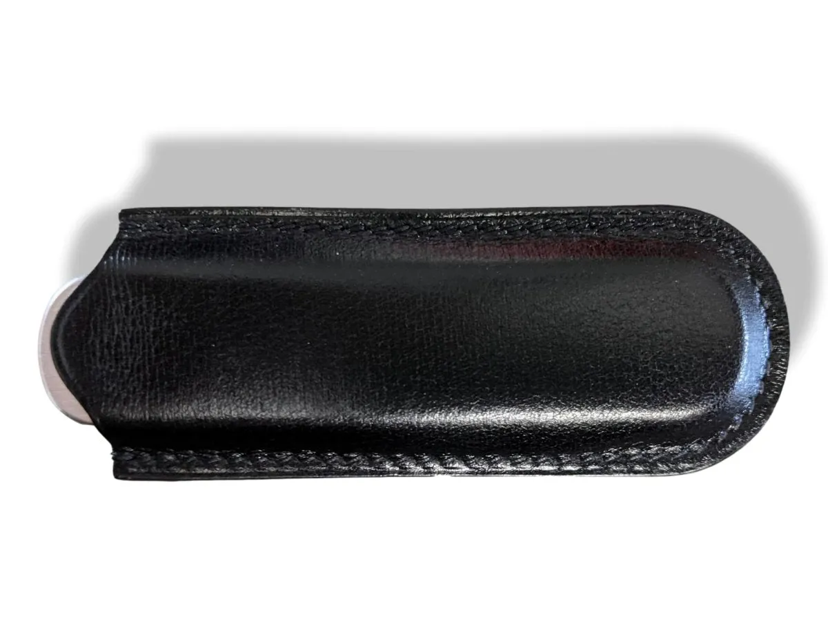 Hermes Home Black Multifunctional Pocket knife in Calfskin Case New!