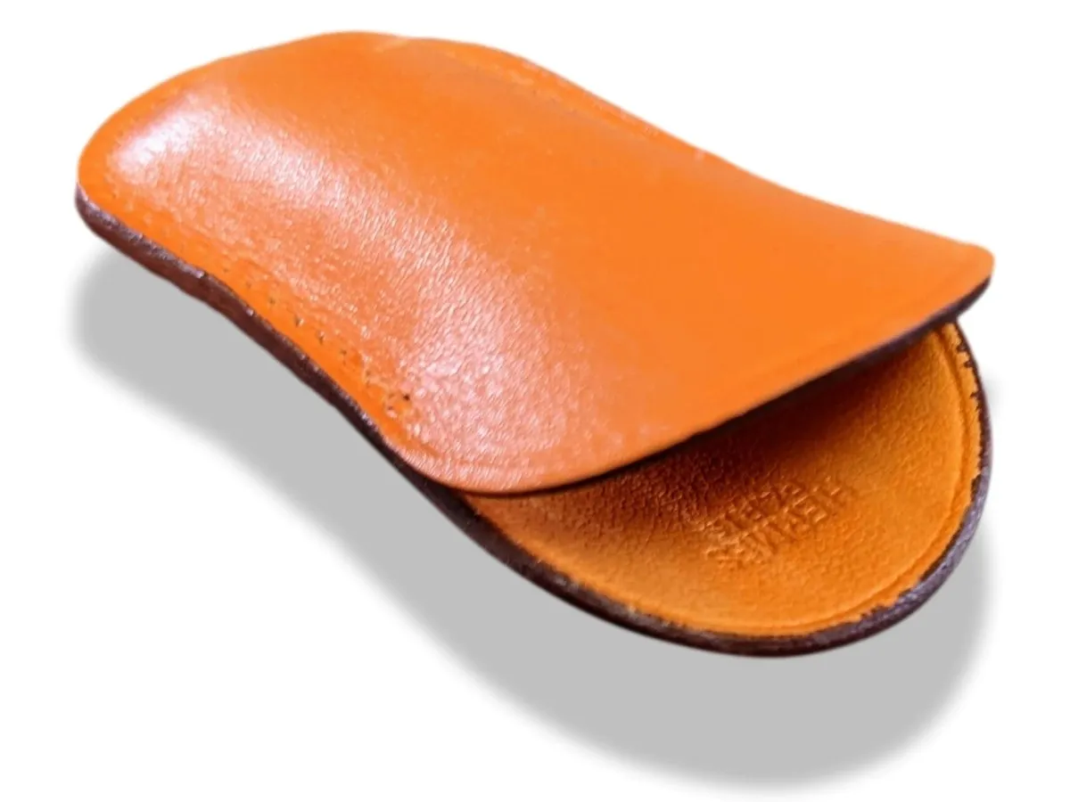 Hermes Home Orange Multifunctional Pocket knife in Calfskin Case New!