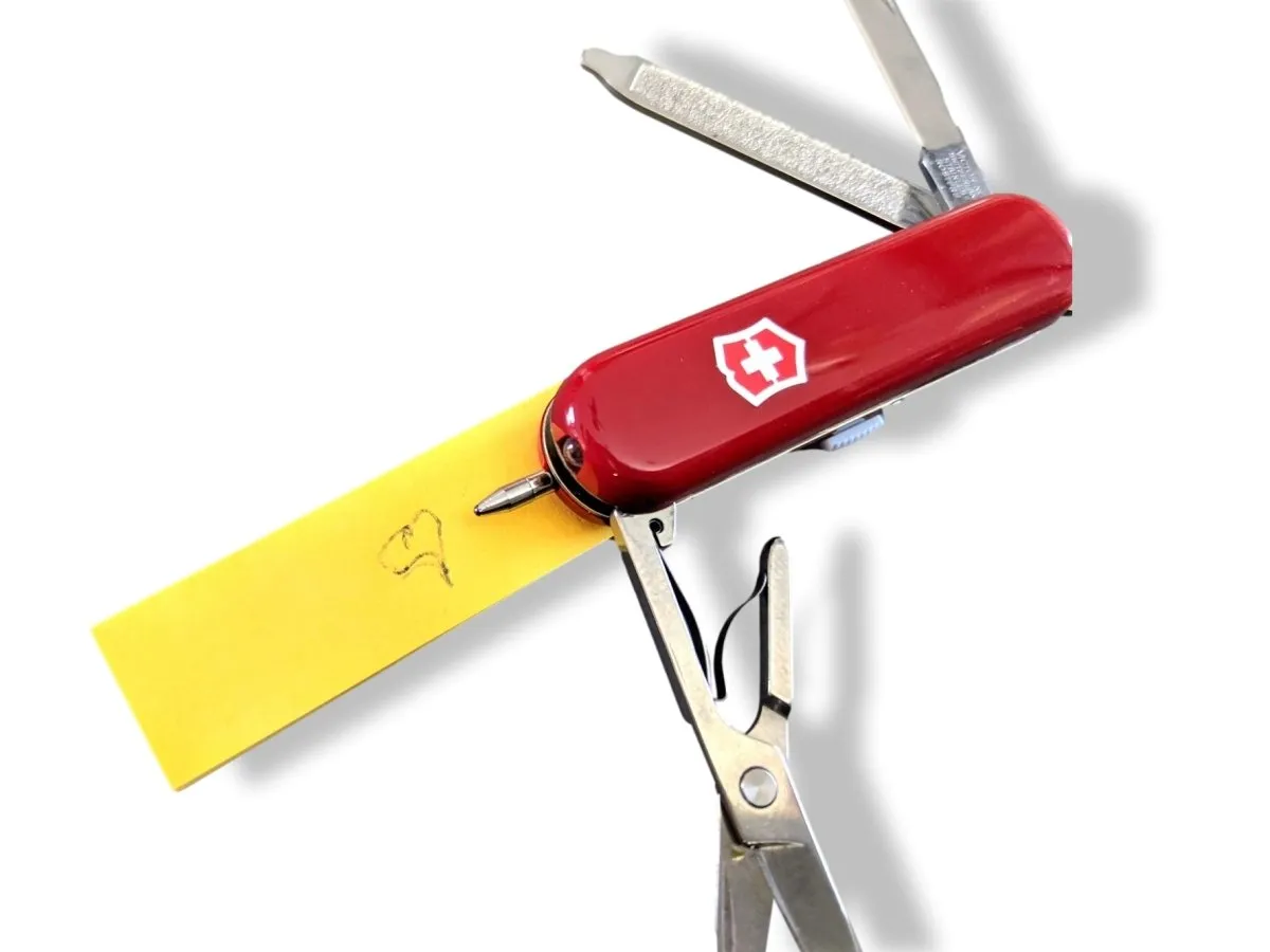 Hermes Home Orange Multifunctional Pocket knife in Calfskin Case New!